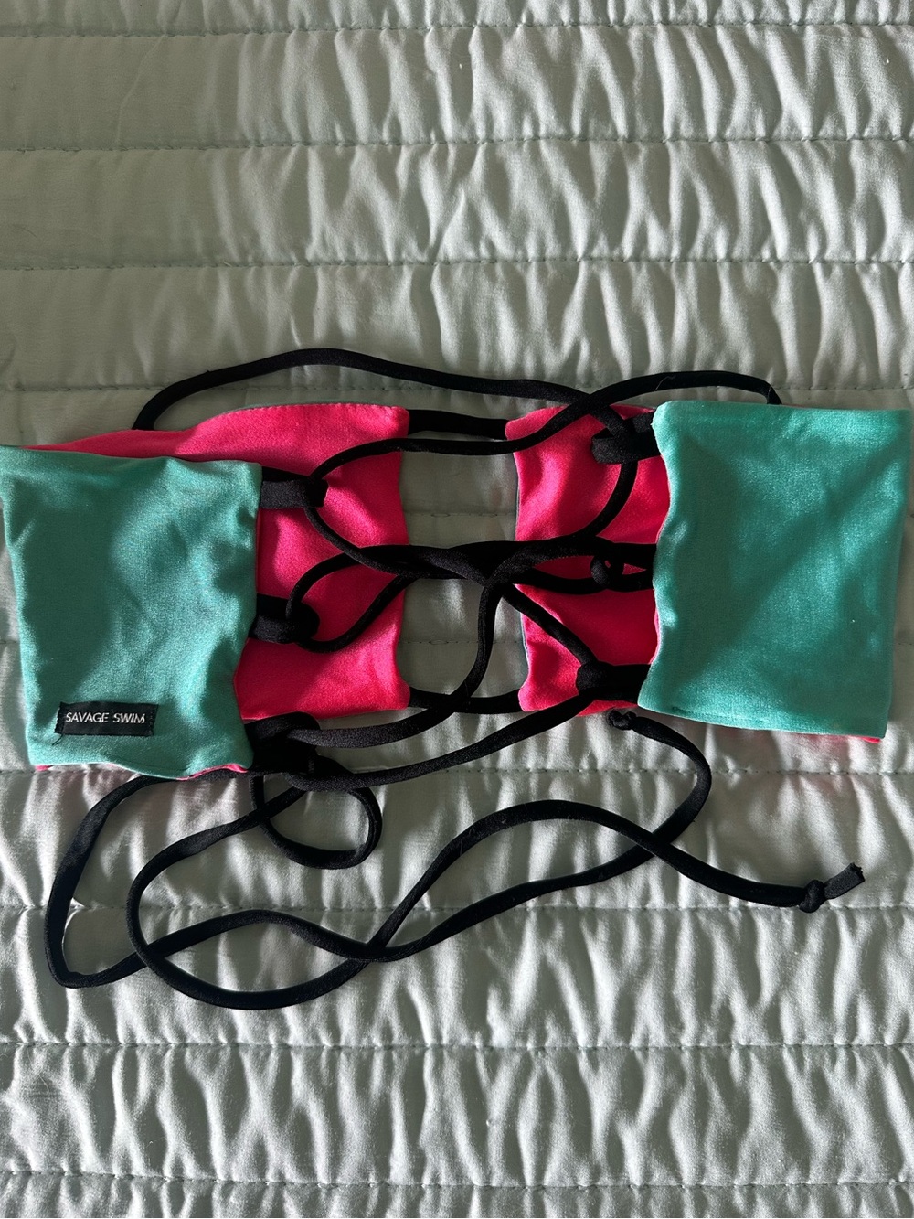 SAVAGE SWIM REVERSIBLE TOP - Picture 2 of 3